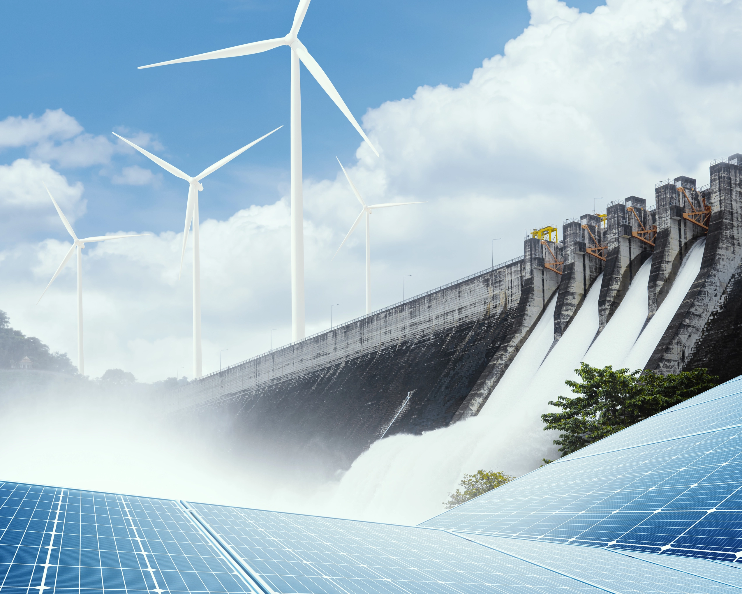 Hydro, Solar & Wind Energy